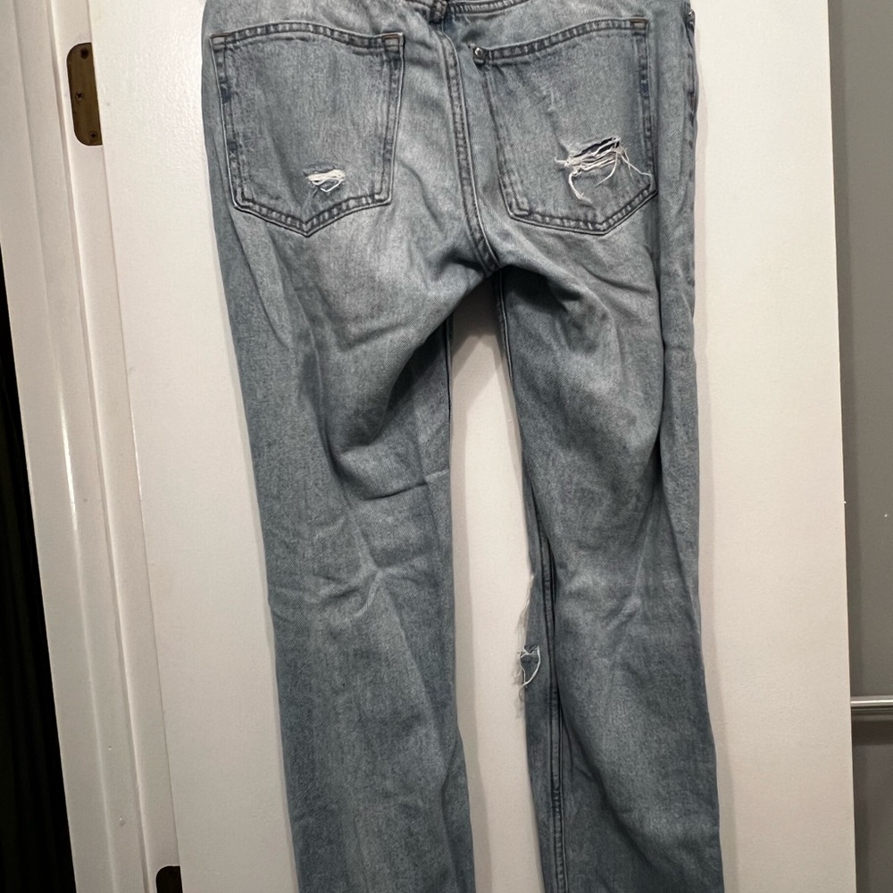 Blue Ripped Denim Jeans - Picture 2 of 4